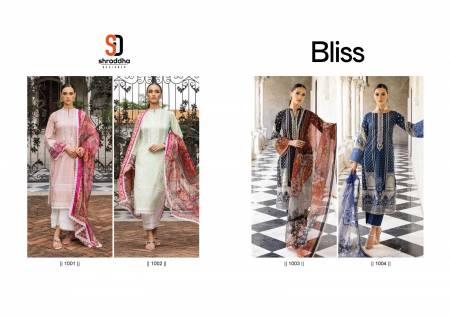 Bliss Vol 01 By Sharaddha Cotton Pakistani Suits Catalog